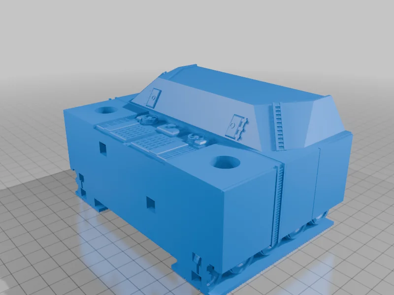 3D модель Модель Rattle Tank 100 масштаба - фото 4