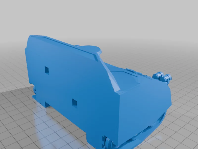 3D модель Модель Rattle Tank 100 масштаба - фото 5