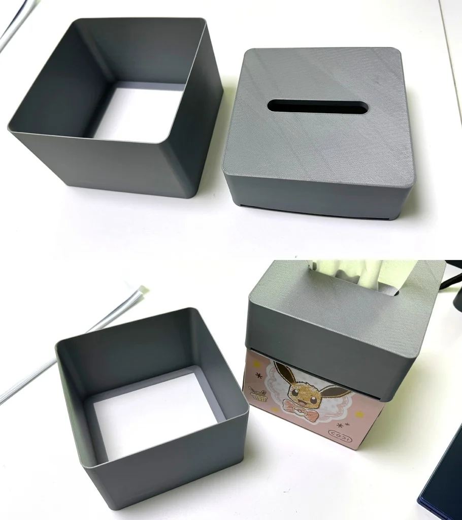 3D модель Сучасний чохол для коробки з серветками - фото 2