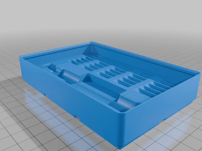 3D модель Контейнер Gridfinity для Biltema 12053 - фото 2
