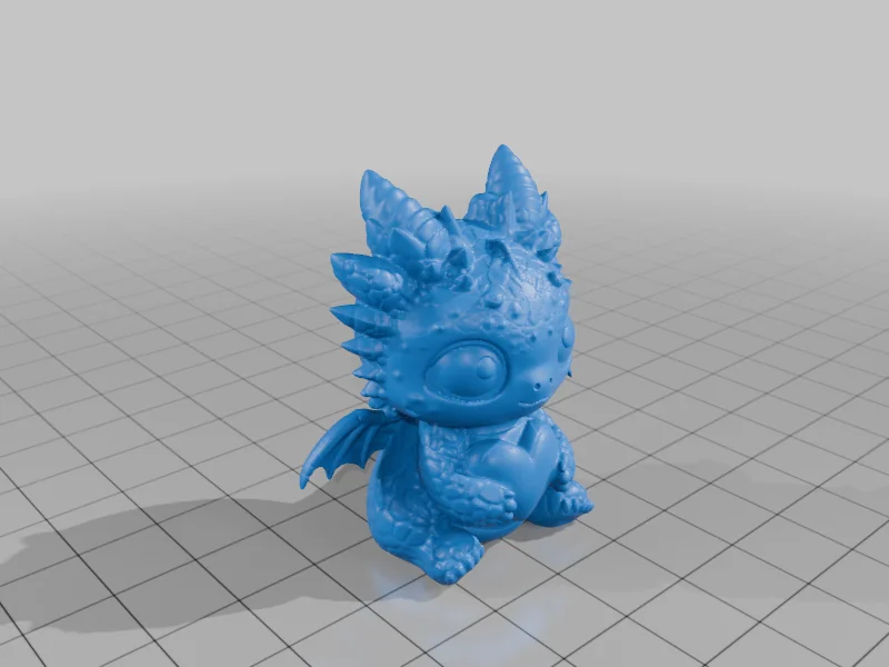 Модель: Брелок и фигурка Дракончика Сердца