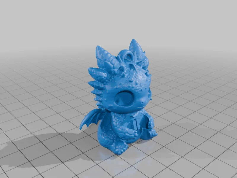 Модель: Брелок и фигурка Дракончика Сердца