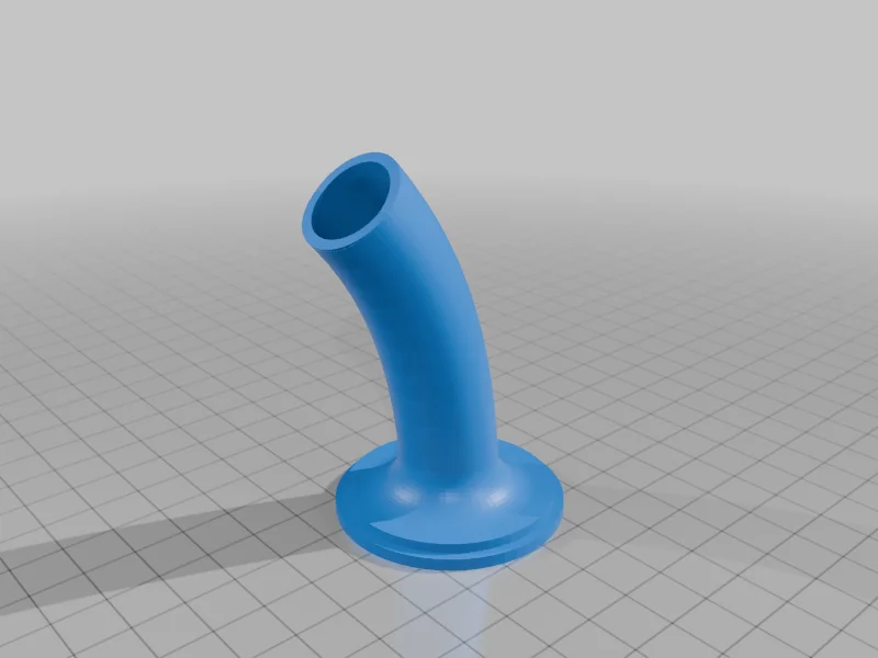 3D модель DIN51 Ausfüllstutzen для 5л канистры дезинфицирующего средства - фото 3