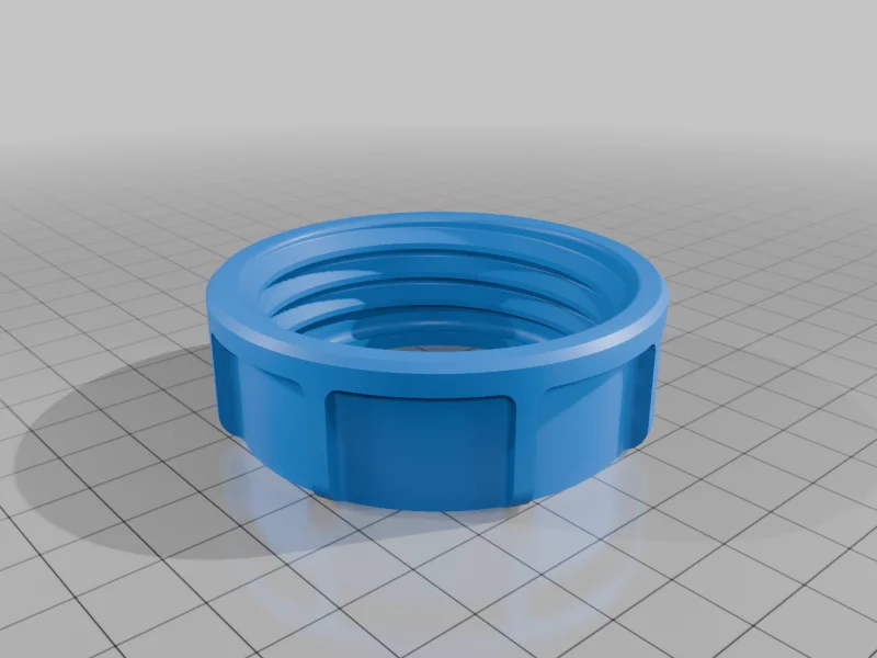 3D модель DIN51 Ausfüllstutzen для 5л канистры дезинфицирующего средства - фото 4