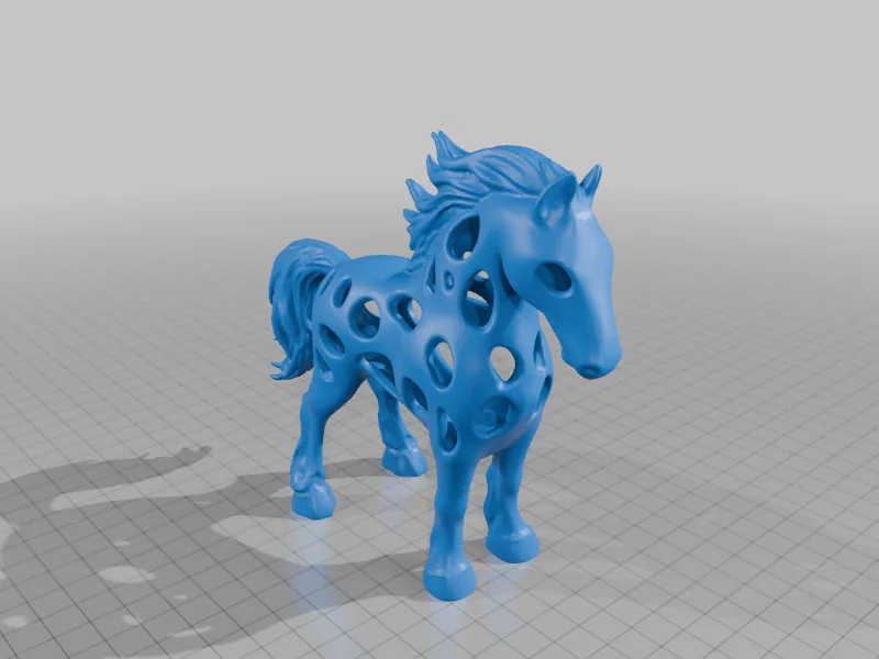 3D модель Пустой Конь - Элегантный и Мощный - фото 2