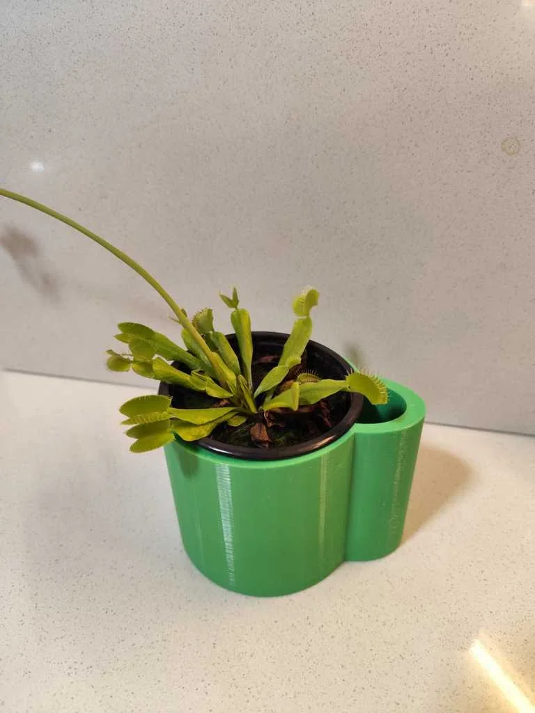 3D модель Кашпо с отверстием для полива STL