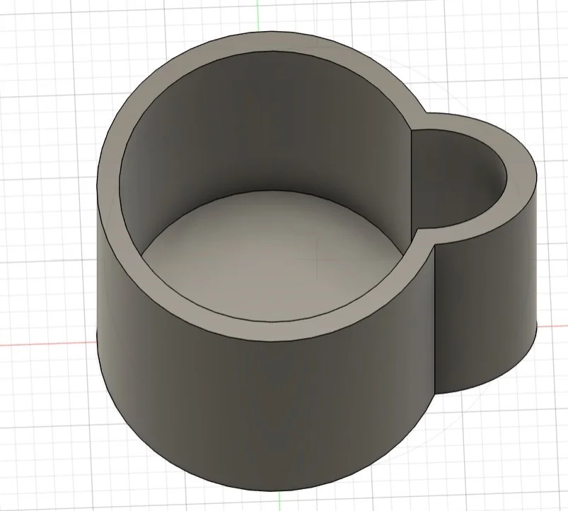 3D модель Кашпо с отверстием для полива - фото 3
