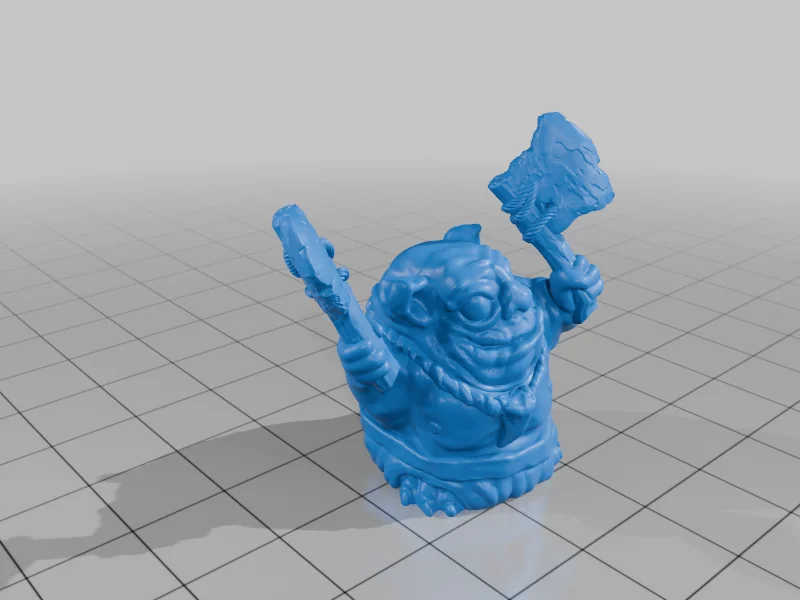 3D модель Дикий Гоблин Берсерк (без поддержки) - фото 2