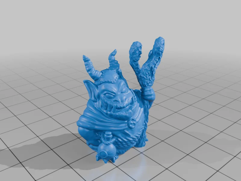 3D модель Дикий Гоблин Друид (без поддержки) - фото 2