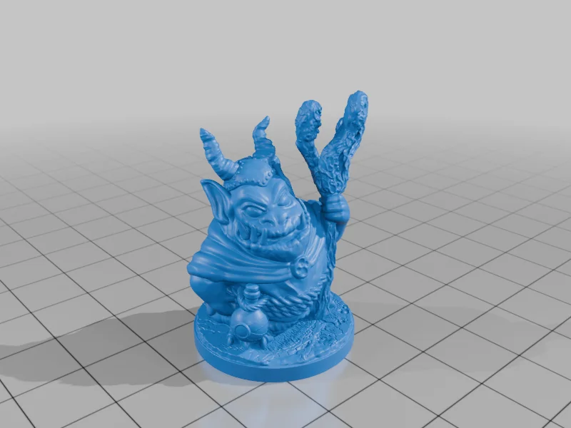 3D модель Дикий Гоблин Друид (без поддержки) - фото 3