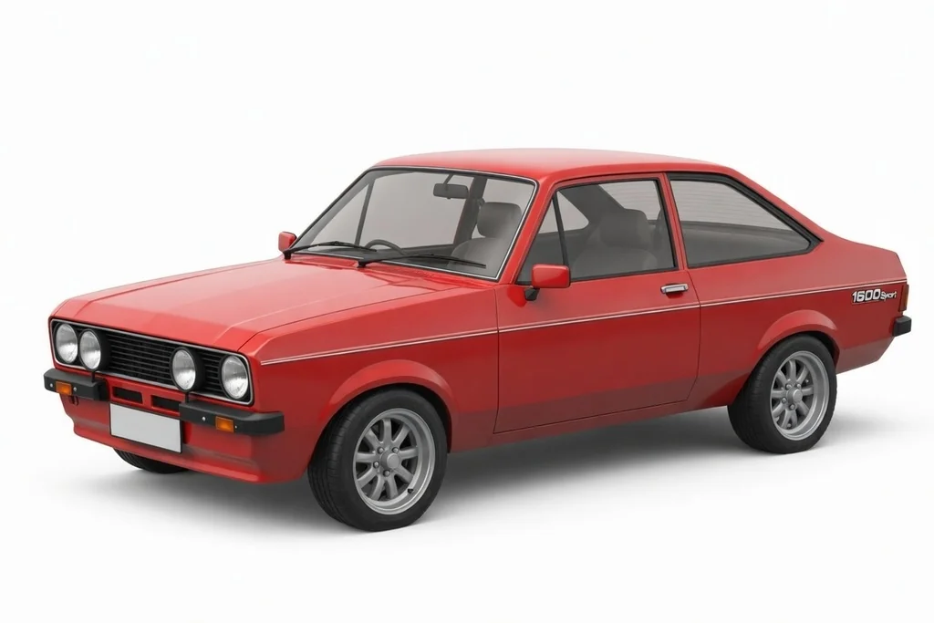 1979 Ford Escort Sport - 3D Модель