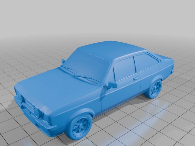 1979 Ford Escort Sport - 3D Модель