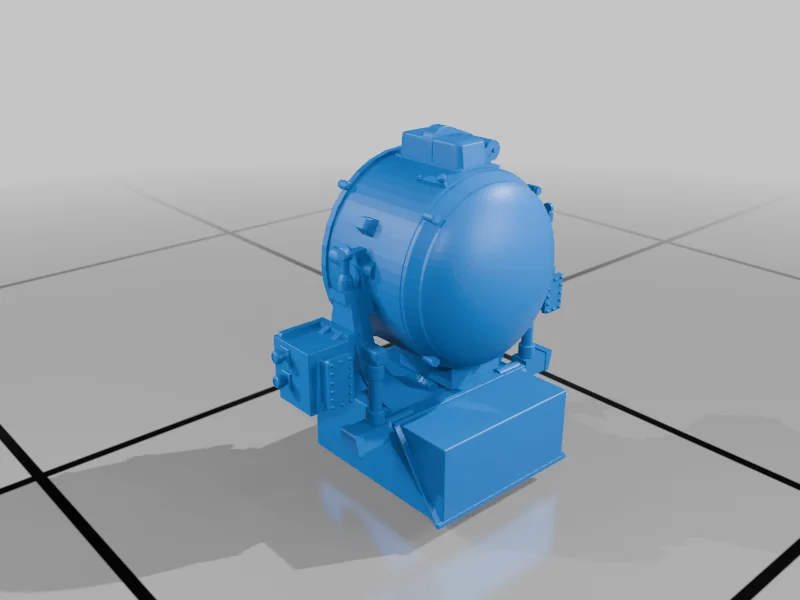 3D модель Поисковый фонарь ВМС США 36 дюймов - фото 2