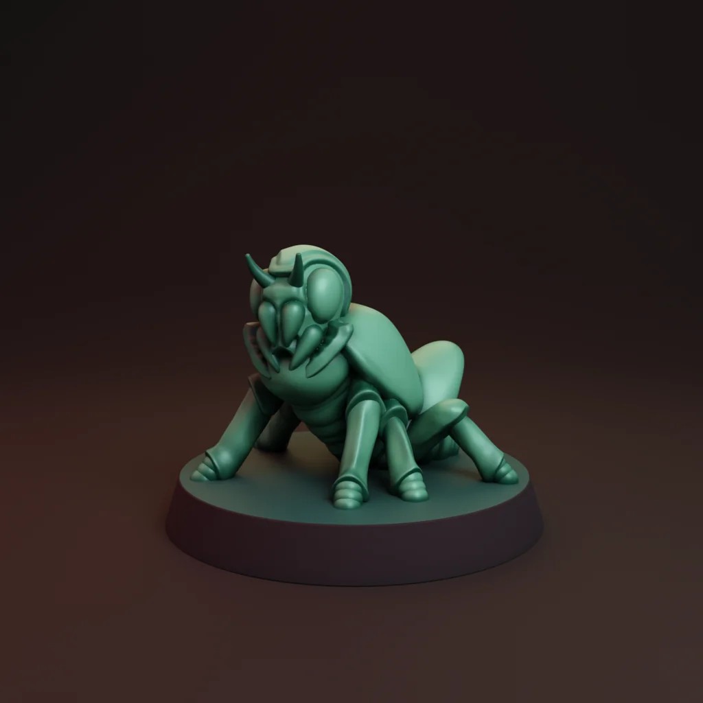 3D модель Гигантский огненный жук без поддержки - фото 2