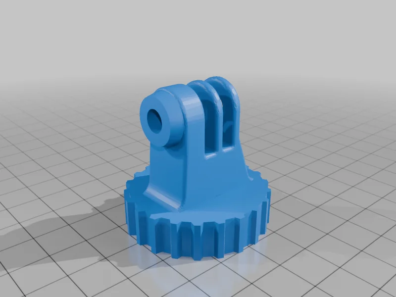 3D модель Крепление для GoPro на штатив - фото 3