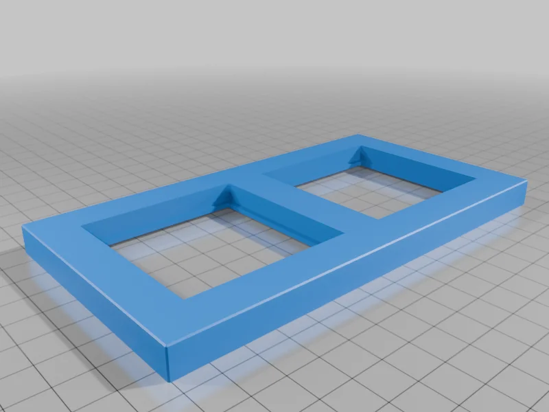 Рамка для розетки с крышкой EU