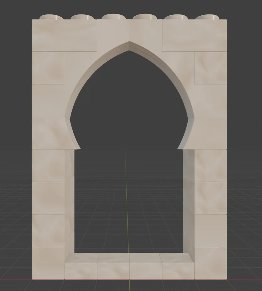 3D модель Арковий елемент для Exin Castillos - фото 1