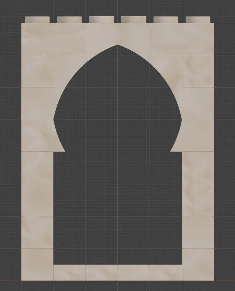 3D модель Арковий елемент для Exin Castillos - фото 2