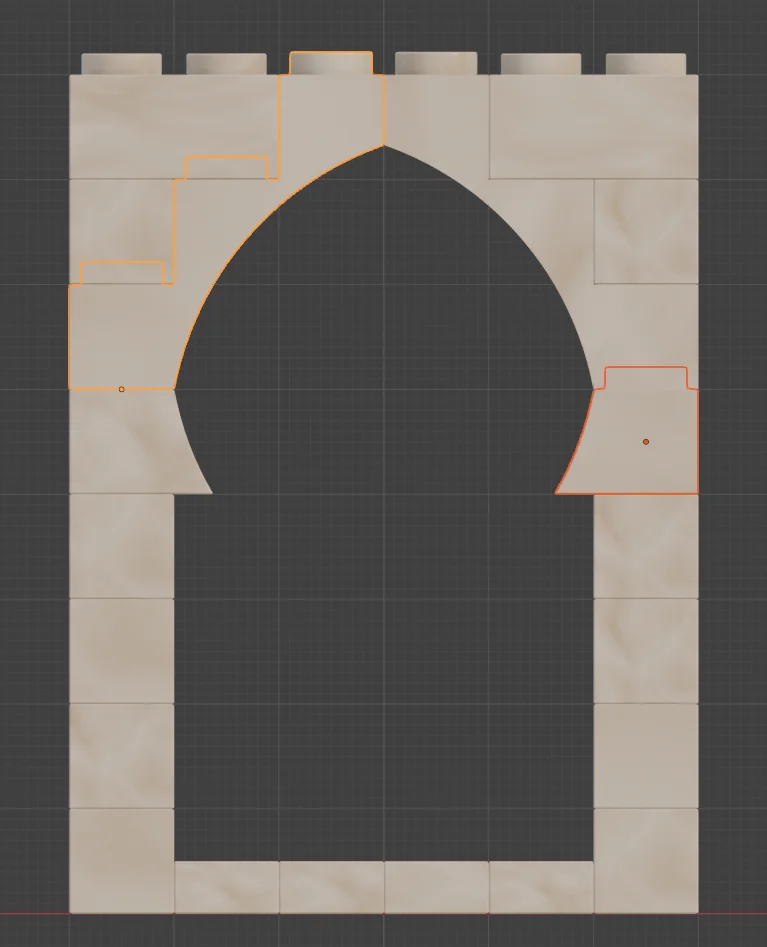 3D модель Арковий елемент для Exin Castillos - фото 3