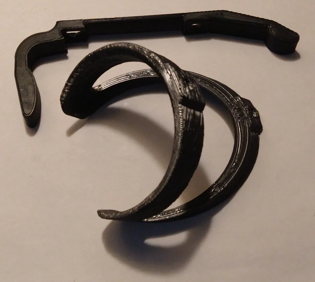 3D модель Двухчастная подставка для бутылки на велосипед - фото 2