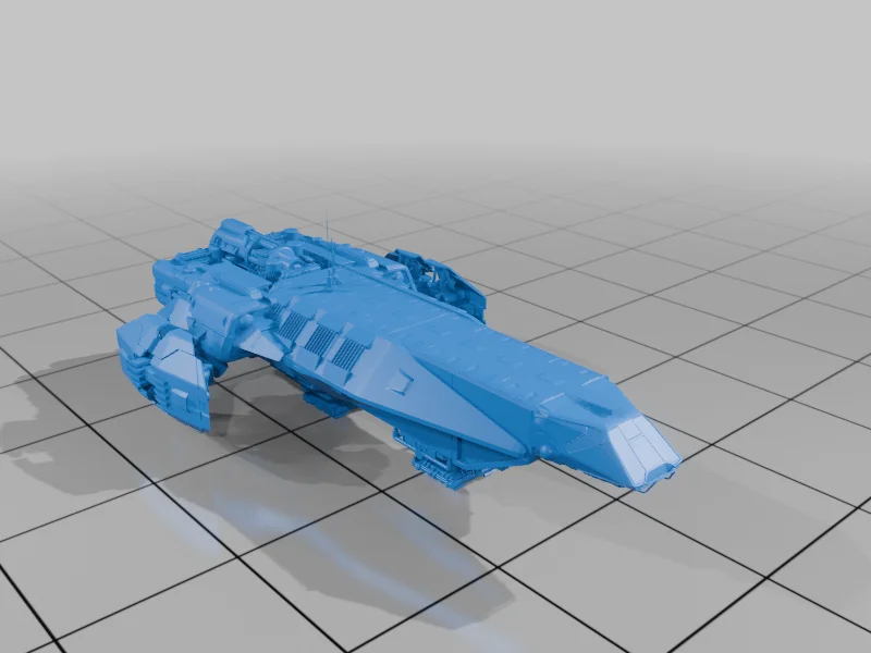 3D модель Космический корабль No Man's Sky NMS Corvette "Звезда Меридиана" - фото 1