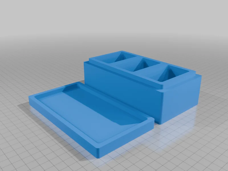 3D модель Контейнер для приправ с тремя секциями - фото 1