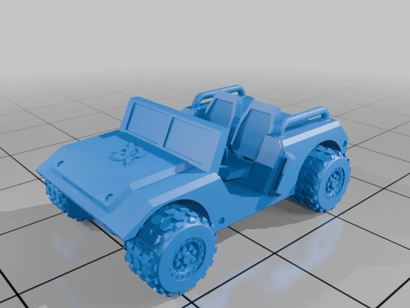 3D модель Модель Commanders Runabout для Battletech - фото 2