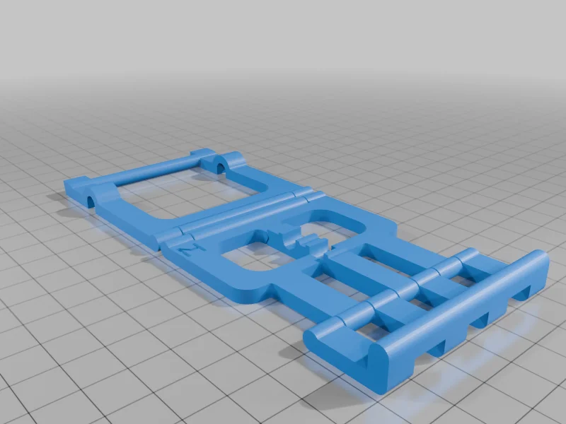 3D модель Складной мобильный стенд - фото 3