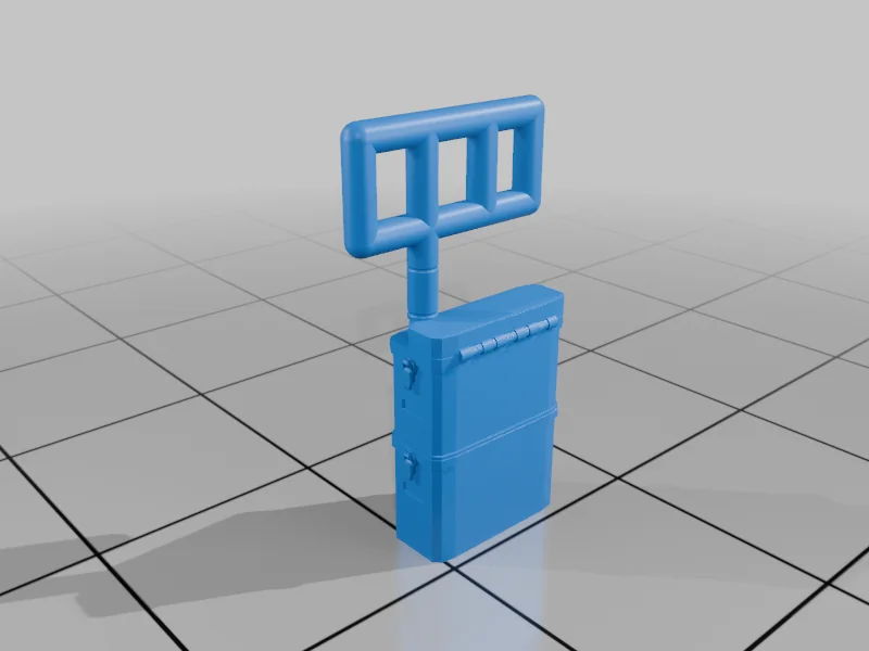 3D модель Радиостанция SD.kfz 247-251 для 3D печати - фото 3