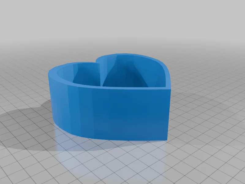 3D модель Контейнер в форме сердца - фото 1