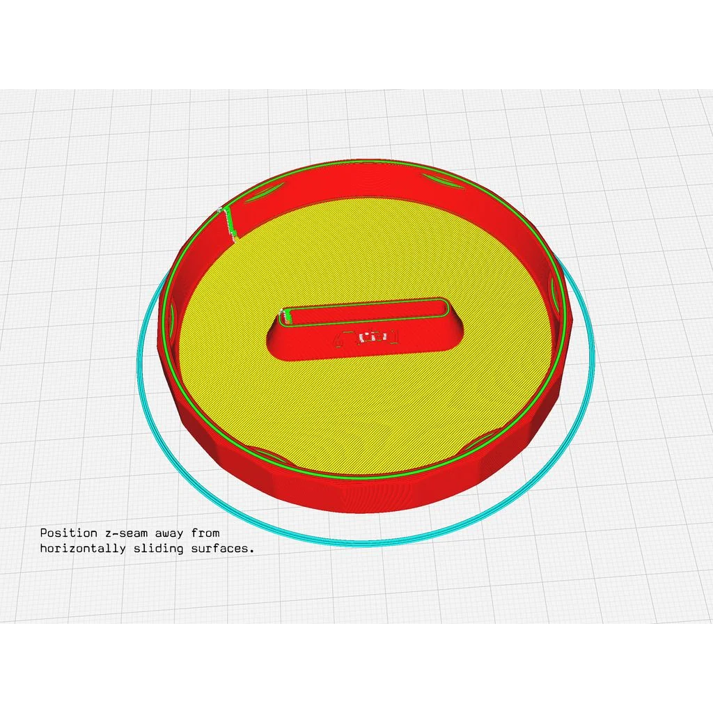 3D модель Крышка для копилки Bonne Maman® - фото 6