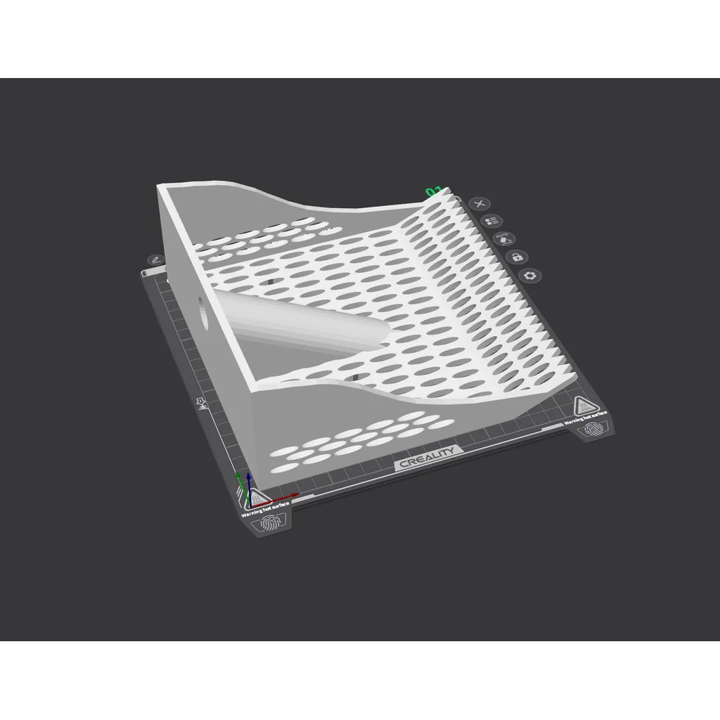 3D модель Компактный совок для куриного помета - фото 5