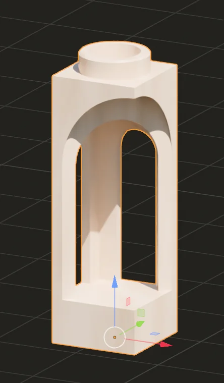 3D модель Модель Exin Castillos: Угловое окно с арками - фото 8