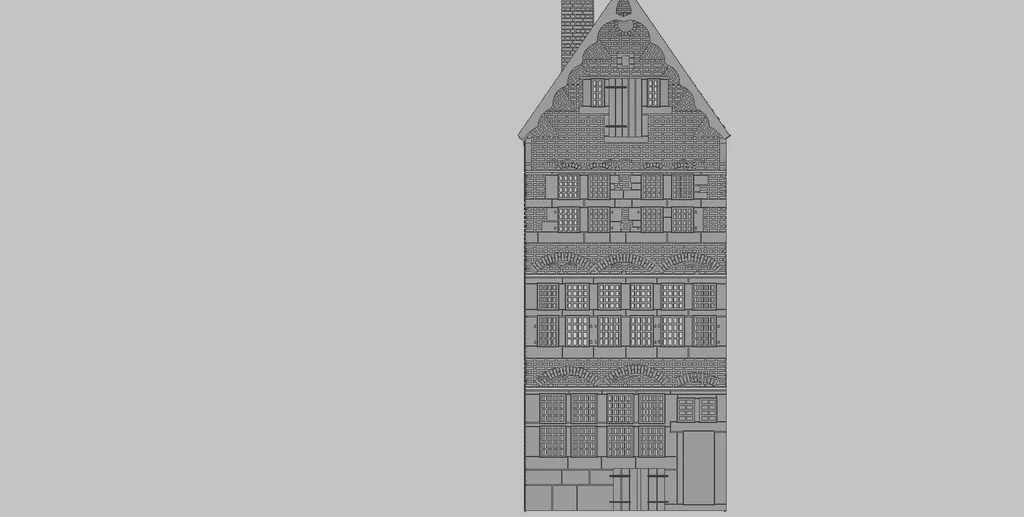 3D модель Жилой дом из Аахена (1656) - фото 4