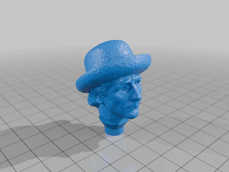 3D модель Голова 7-го Доктора - Doctor Who - фото 2