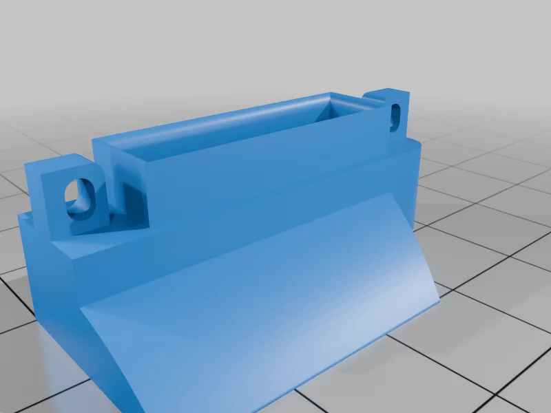 3D модель Крепление вентилятора Hot End для Creality Ender 3 - фото 4