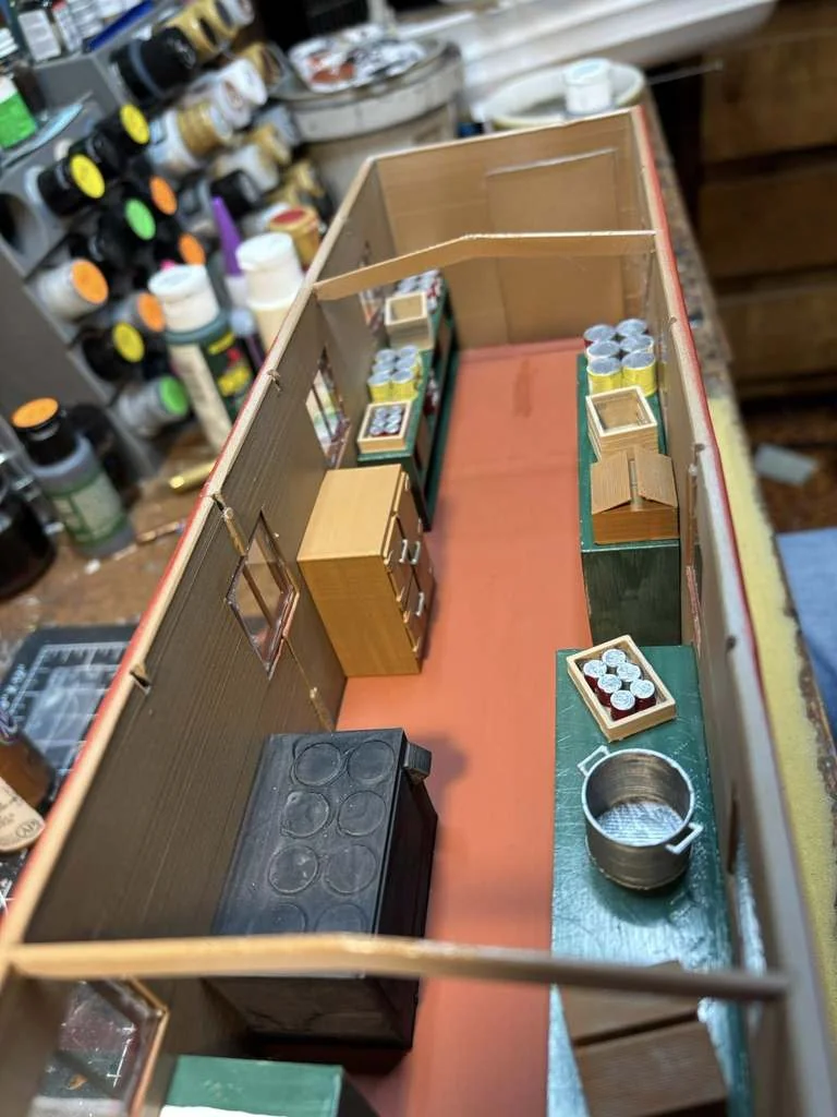 3D модель Коробки и банки для модели G масштаба - фото 1