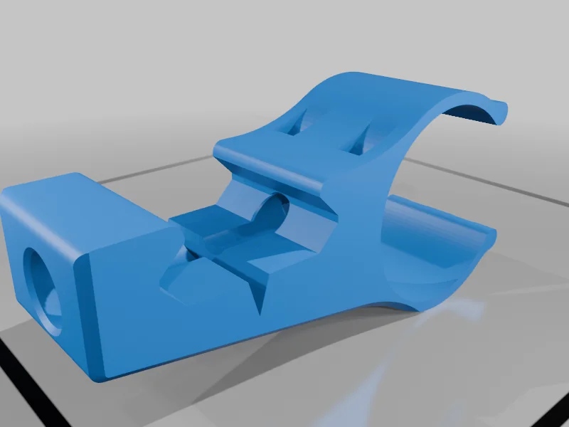 3D модель Крепление для фонаря на планку Picatinny STL