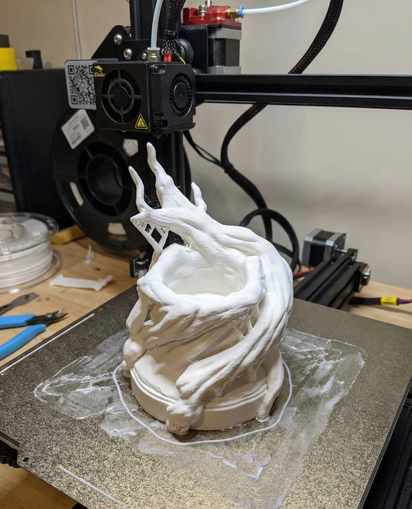 3D модель Подсвечник в виде корней дерева - фото 3