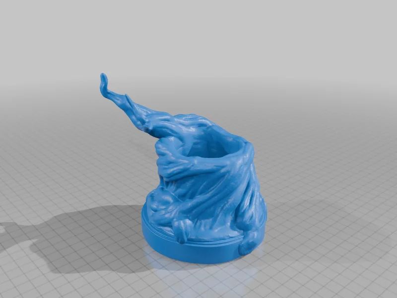 3D модель Подсвечник в виде корней дерева - фото 4