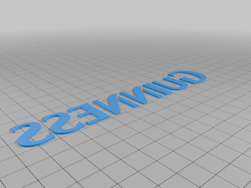 3D модель Модель знака Guiness с подставкой - фото 3