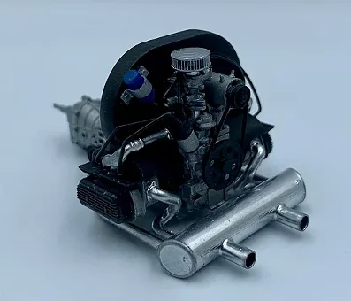 Модель мотора Volkswagen с воздушным охлаждением - масштаб 1/4