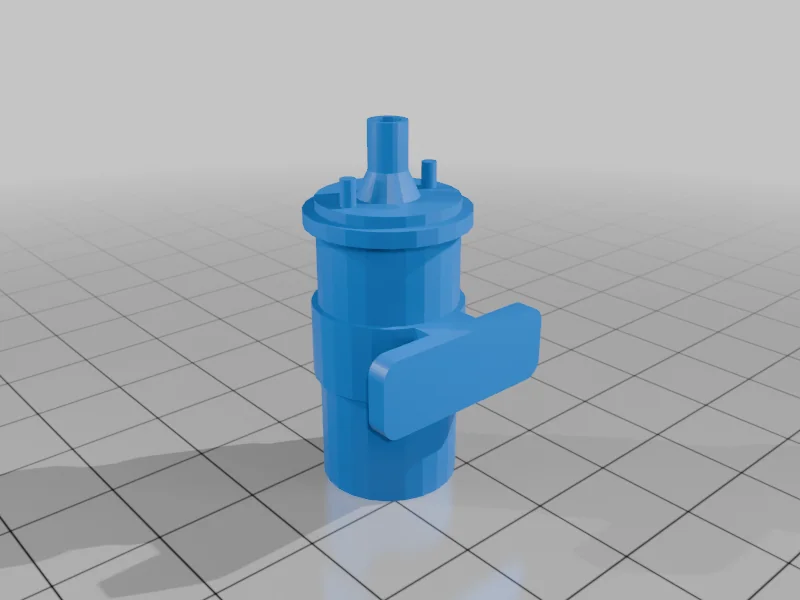 Модель мотора Volkswagen с воздушным охлаждением - масштаб 1/4