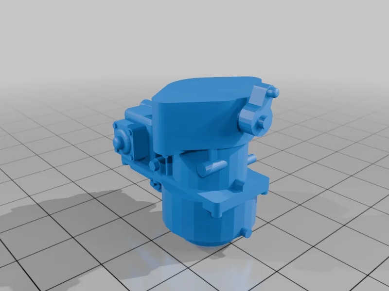 Модель мотора Volkswagen с воздушным охлаждением - масштаб 1/4