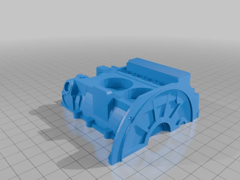 Модель мотора Volkswagen с воздушным охлаждением - масштаб 1/4