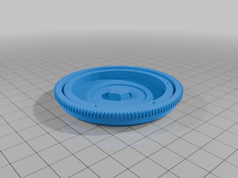 Модель мотора Volkswagen с воздушным охлаждением - масштаб 1/4