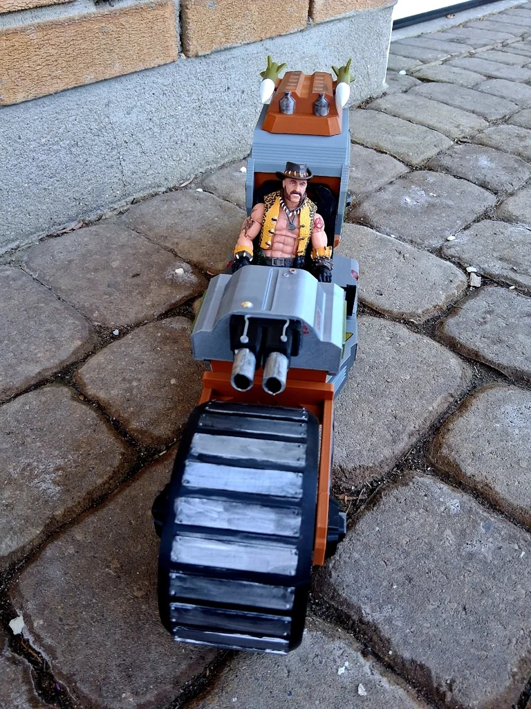 3D модель Модель Battle Bike для постапокаліпсису - фото 2