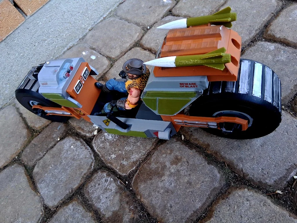 3D модель Модель Battle Bike для постапокаліпсису - фото 4