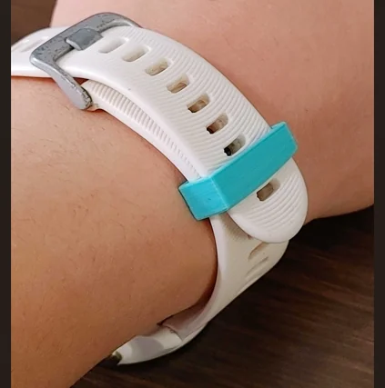 Замена застежки для силиконового ремешка Garmin 20мм