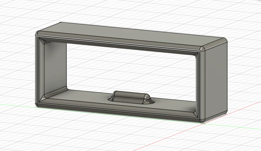 3D модель Замена застежки для силиконового ремешка Garmin 20мм - фото 2